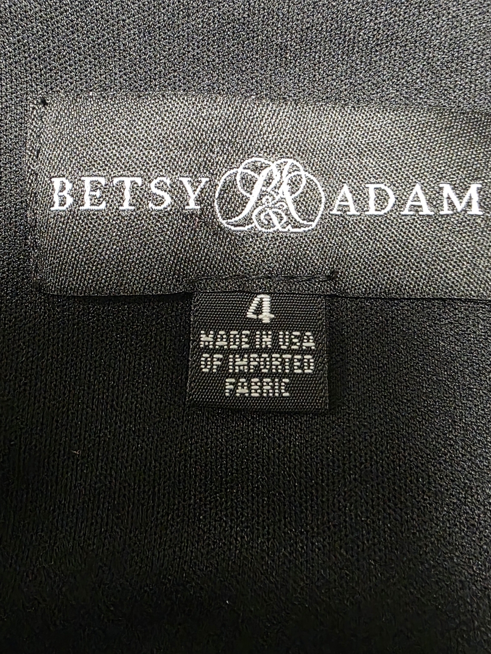 Adam Black Satin High-Low Ruffle Skirt - Picture 5 of 5